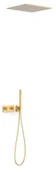 Zestawy prysznicowe - Zestaw podtynkowy TRES B-system 24-K Matowe Złoto 30725206OM - miniaturka - grafika 1