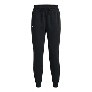 Damskie Spodnie UNDER ARMOUR UA RIVAL FLEECE JOGGER 1379438-001 – Czarny - Spodnie damskie - miniaturka - grafika 1