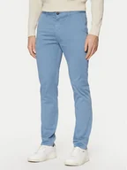 Spodnie męskie - BOSS Chinosy 50510933 Niebieski Slim Fit - miniaturka - grafika 1