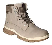 Półbuty męskie - Mustang Męskie buty sznurowane 4159-606, kolor taupe, 42 EU - miniaturka - grafika 1