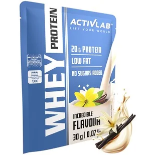 Odżywka białkowa ACTIVLAB Whey Protein WPC 85 Waniliowy (30 g) Bez cukru - Odżywki białkowe - miniaturka - grafika 1