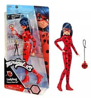 Figurki dla dzieci - MIRACULOUS LALKA BIEDRONKA I CZARNY KOT LADYBUG FIGURKA KOMUNIKATOR 50028 - miniaturka - grafika 1
