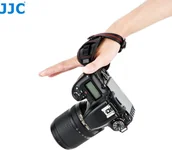 Paski, szelki, uprzęże foto - JJC Pasek nadgarstkowy / Grip JJC HS-PRO1P Czerwony z podstawką na aparat - miniaturka - grafika 1