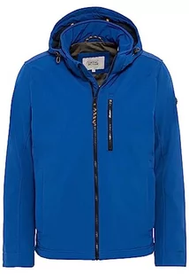 camel active Męska kurtka softshell z odpinanym kapturem, niebieski, 50 - Kurtki męskie - miniaturka - grafika 1