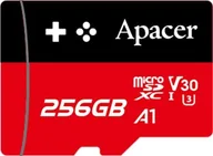 Karty pamięci - Apacer Gaming card V30 A1, 256GB, micro SDXC, AP256GMCSX10U7-RAGC, UHS-I U3 Class 10, z adapterm - miniaturka - grafika 1