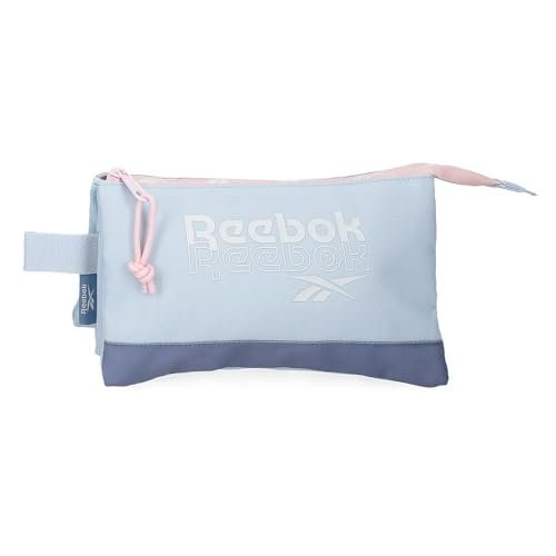 Reebok Andrew Triple Case Niebieski 22x12x5 cms Poliester by Joumma Bags, niebieski, Potrójne etui