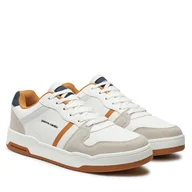 Sneakersy męskie - Sneakersy Pierre Cardin 4120 Biały - miniaturka - grafika 1