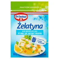 Przyprawy i zioła sypkie - Żelatyna wieprzowa 50 g Dr. Oetker - miniaturka - grafika 1