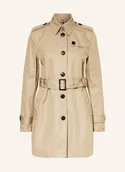 Płaszcze damskie - Tommy Hilfiger Trencz beige - TOMMY HILFIGER - miniaturka - grafika 1