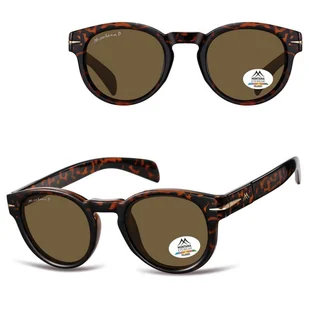 Panterkowe lenonki okulary przeciwsłoneczne z polaryzacją MP188B - Okulary korekcyjne, oprawki, szkła - miniaturka - grafika 1