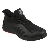 Biuro i firma OUTLET - Iron Mountain IMSHU229 męskie stalowe noski antypoślizgowe przeciwpoślizgowe przeciwprzenikające antystatyczne odporne na ciepło podeszwa odzież robocza bezpieczeństwo buty stopa, czarny, 11/45 - miniaturka - grafika 1