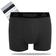 Majtki męskie - KAPPA Bokserki Męskie 1P Antracytowe Rozmiar 2XL - miniaturka - grafika 1