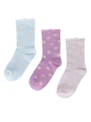Skarpetki dla dzieci - JENNY Skarpety 7KB-002-SS25 (3-pack) Niebieski - miniaturka - grafika 1