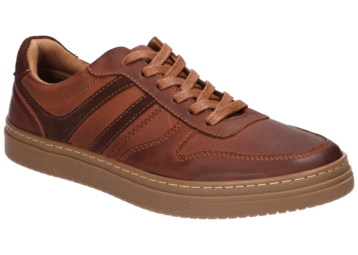 AMERICAN CLUB RH184 MODNE ELEGANCKIE PÓŁBUTY CASUAL BUTY SKÓRZANE MĘSKIE MEMORY FOAM BR 43