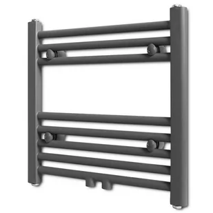 Vida Grzejnik łazienkowy prosty 480 x 480 mm szary V-141888 - Grzejniki łazienkowe - miniaturka - grafika 1