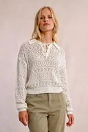 Dresy damskie - maglie donna molly bracken m146dp cream - miniaturka - grafika 1