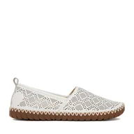 Półbuty damskie - Półbuty Rieker CEO-M2851-80 Biały - miniaturka - grafika 1