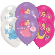 Balony i akcesoria - Amscan Balony "Księżniczki Disneya", mix, 11", 6 szt 999236 - miniaturka - grafika 1