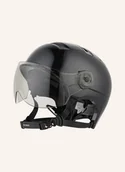 Kaski narciarskie - Kask Kask Rowerowy Urban Z Wizjerem schwarz - miniaturka - grafika 1