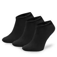 Skarpetki damskie - Zestaw 3 par niskich skarpet unisex Reebok R0253-SS24 (3-pack) Czarny - miniaturka - grafika 1