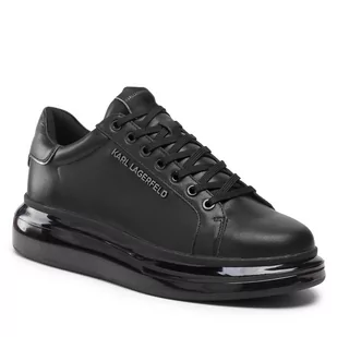 Sneakersy KARL LAGERFELD - KL52625 Black Lthr/Mono - Sneakersy damskie - miniaturka - grafika 1