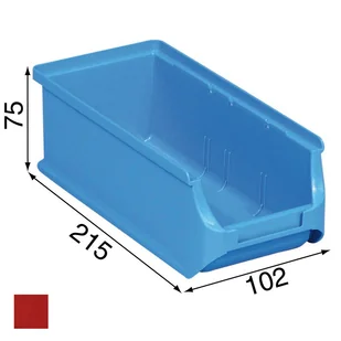 Allit pojemnik ProfiPlus nr 2L, czerwony długi 102x215x75mm (456231) - Skrzynki i torby narzędziowe - miniaturka - grafika 1