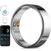 Smartringi - Inteligentny pierścień Tarnish All-Metal Variation Alert Monitorowanie sprawności Hrv Rozmiar 8 - miniaturka - grafika 1