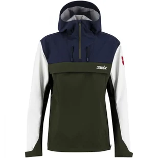Swix Blizzard, Anorak, męski, ciemnozielony - Kurtki i kamizelki sportowe męskie - miniaturka - grafika 1