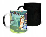 Kubki - KUBEK MAGICZNY Z NADRUKIEM- PREZENT NIEBIESKI PIES PIESEK BAJKI PSY PIES + - miniaturka - grafika 1