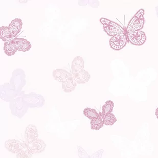 Kids at Home Tapeta Butterfly, różowa, 100114 - Tapety - miniaturka - grafika 1