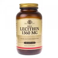 Suplementy naturalne - Solgar Soya Lecithin (lecytyna) 1360 mg - 100 kapsułek - miniaturka - grafika 1