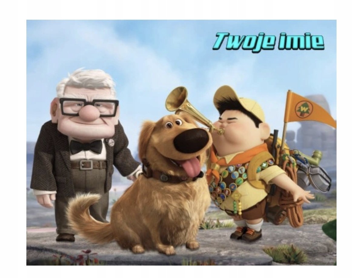 Puzzle ODLOT BAJKA Piesek A3 252 el z Nadrukiem + IMIĘ Pudełko 20