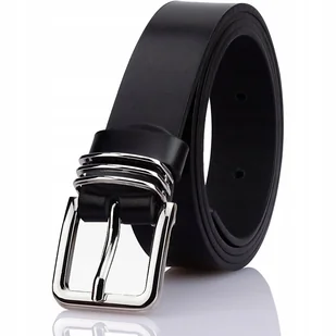 Skórzany Pasek Damski Srebrna Klamra GRACIO MODNY - Paski Skórzany Pasek Damski Srebrna Klamra GRACIO MODNY - Paski - miniaturka - grafika 1