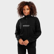Bluzy narciarskie - Bluza gruby polar Sporty zimowe SIROKO Shadow-W Czarny Kobieta - miniaturka - grafika 1