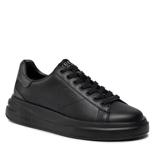 Sneakersy Guess Elba FMPVIB LEA12 BLACK - Półbuty męskie - miniaturka - grafika 1