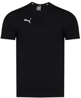 Koszulki męskie - Puma Koszulka Męska Sportowa Czarna Bawełna Casuals T-shirt 3xl Y6738 - miniaturka - grafika 1