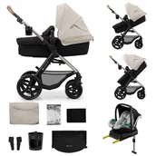 Wózki dziecięce - Wózek wielofunkcyjny KINDERKRAFT Moov 2 4w1 Szary - miniaturka - grafika 1