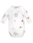 Body dla niemowląt - Yosoy Body niemowlęce z długim rękawem bawełna organiczna Sky Stars, Rozmiar: 68 - miniaturka - grafika 1