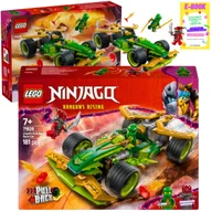 Klocki - LEGO NINJAGO - SAMOCHÓD WYŚCIGOWY LIOYDA Z NAPĘDEM TYPU PULL-BACK 71828 PREZENT + EBOOk - miniaturka - grafika 1