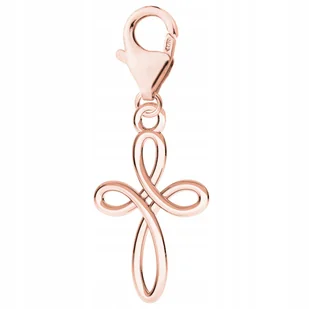 Zawieszka Pozłacana Karabińczyk z Krzyżem Wiara Krzyż Krzyżyk SREBRO 925 - Bransoletki Zawieszka Pozłacana Karabińczyk z Krzyżem Wiara Krzyż Krzyżyk SREBRO 925 - Bransoletki - miniaturka - grafika 1