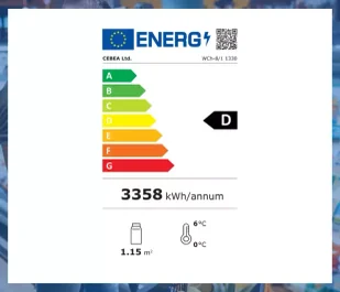 Lada chłodnicza WCh-8/1  1330 CARMEN DYNAMICZNA - Szafy i witryny chłodnicze - miniaturka - grafika 3