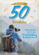 Kartki okolicznościowe i zaproszenia - Karnet Urodziny 50 - Armin Style - miniaturka - grafika 1