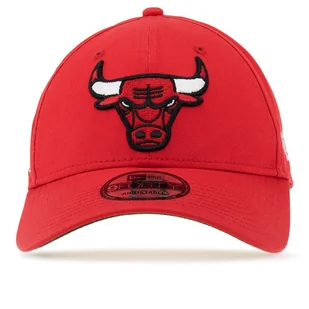 Czapka New Era 9Forty Chicago Bulls Team Side Patch Red Adjustable 60298790 - czerwona - Czapki i chusty sportowe damskie - miniaturka - grafika 1