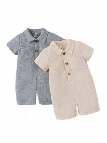 SHEIN KOMBINEZON DZIECIĘCY LATO 2 PACK 86 ŁAJ