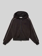 Swetry dla dziewczynek - Bluza rozpinana z kapturem - miniaturka - grafika 1