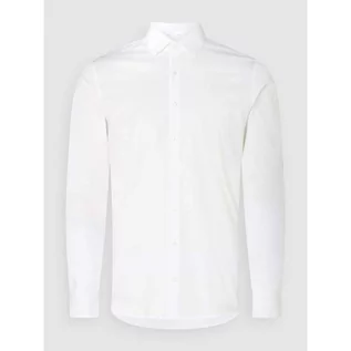 Koszule męskie - Koszula biznesowa o kroju slim fit z popeliny - CK Calvin Klein - grafika 1