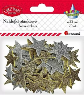 Naklejki piankowe gwiazdki 33mm mix 70szt - Zabawki kreatywne - miniaturka - grafika 1