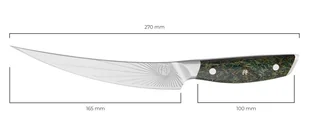 Nóż Dellinger SANDVIK NORTHERN SUN Boning 165 mm [K-H169] Green - Noże kuchenne - miniaturka - grafika 2