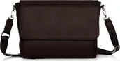 Teczki i aktówki - SKÓRZANA LISTONOSZKA MĘSKA TORBA NA RAMIĘ SOLOME PRATO BRĄZOWA - miniaturka - grafika 1