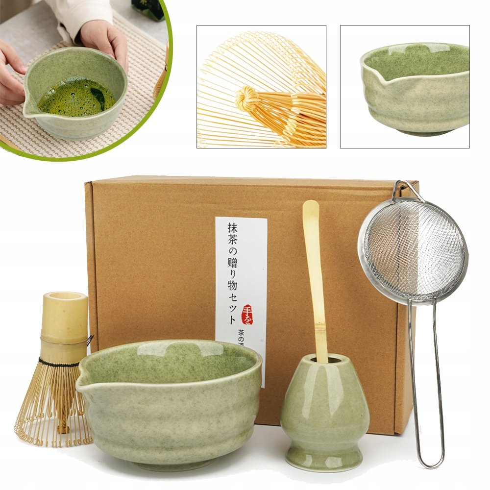 Zestaw Do Herbaty Matcha, Trzepaczka Do Matchy, Zestaw Miotły Matcha